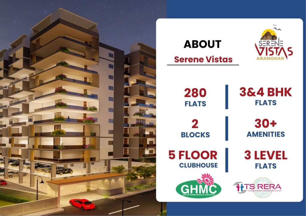 Serene Vistas Apartment in Aramghar Hyderabad